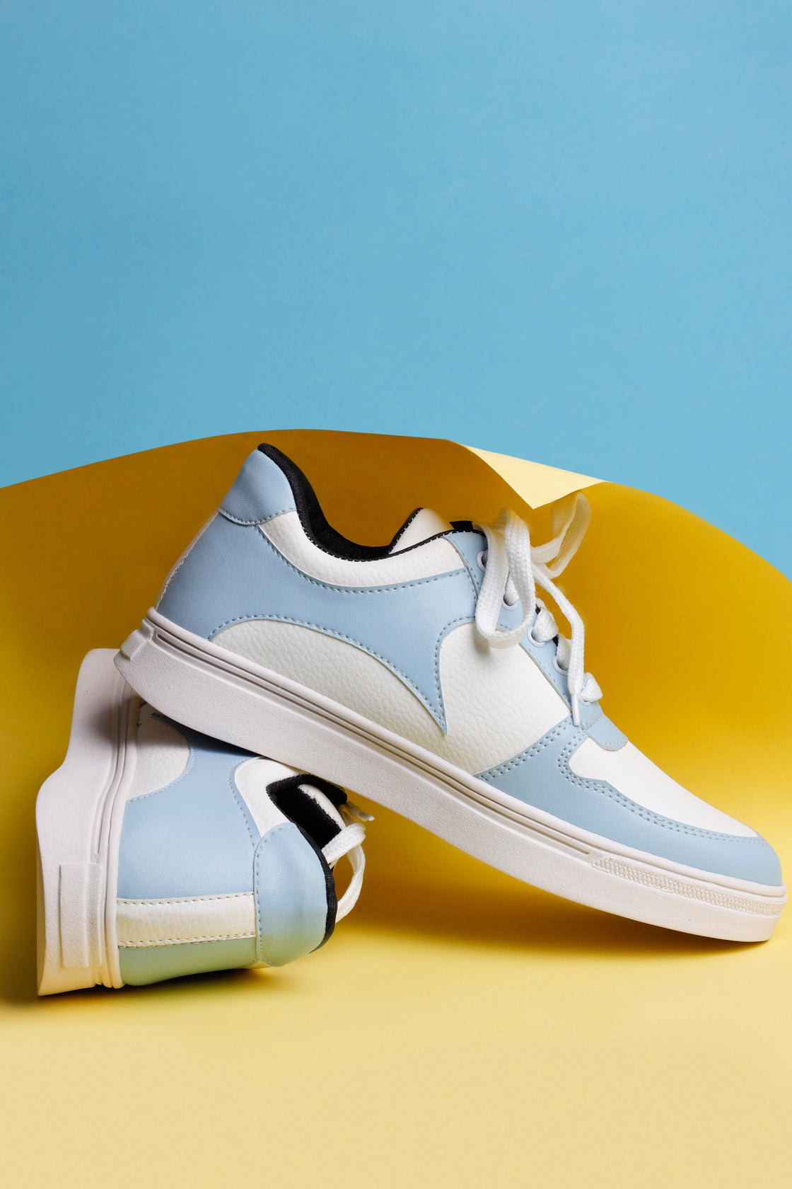 Blue And White Multi Color Sneaker