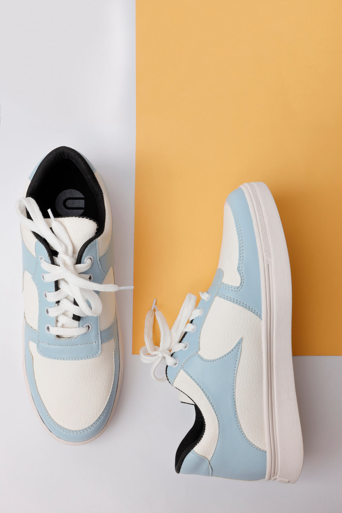 Blue And White Multi Color Sneaker