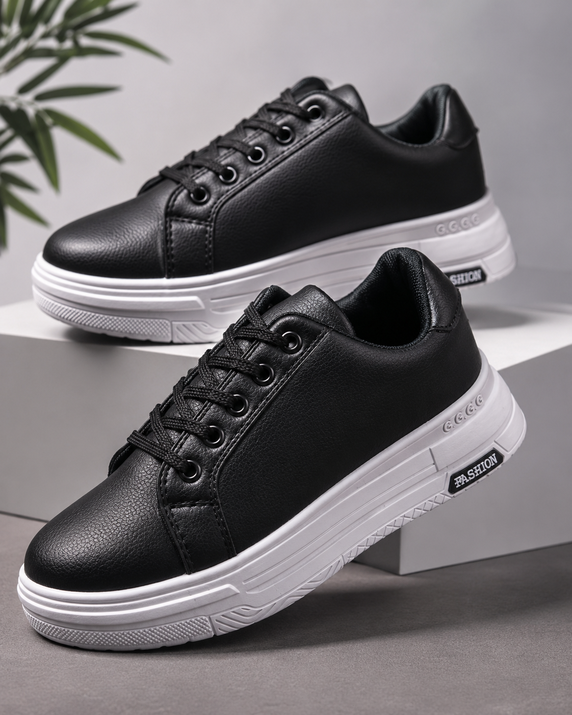 Basic Black Ladies Sneaker