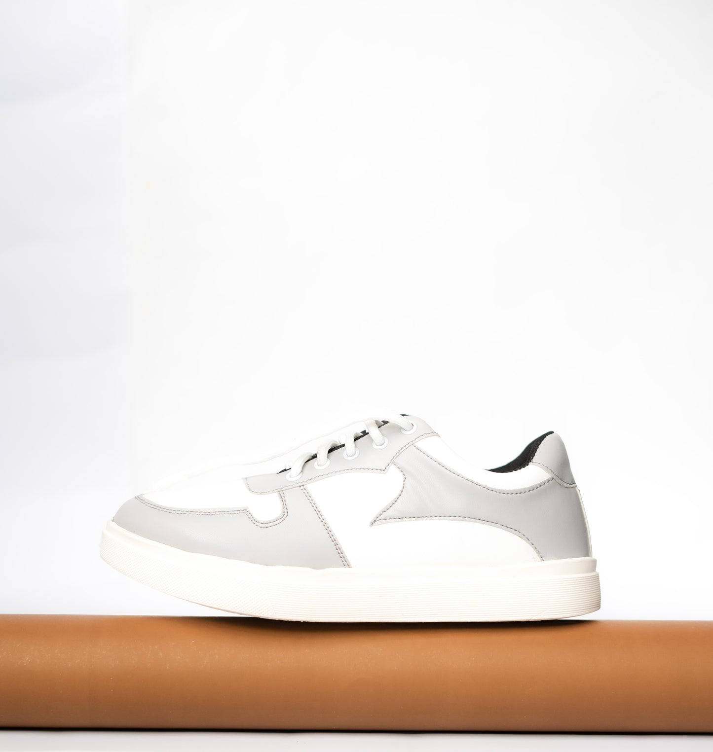 Grey And White Multi Color Sneaker