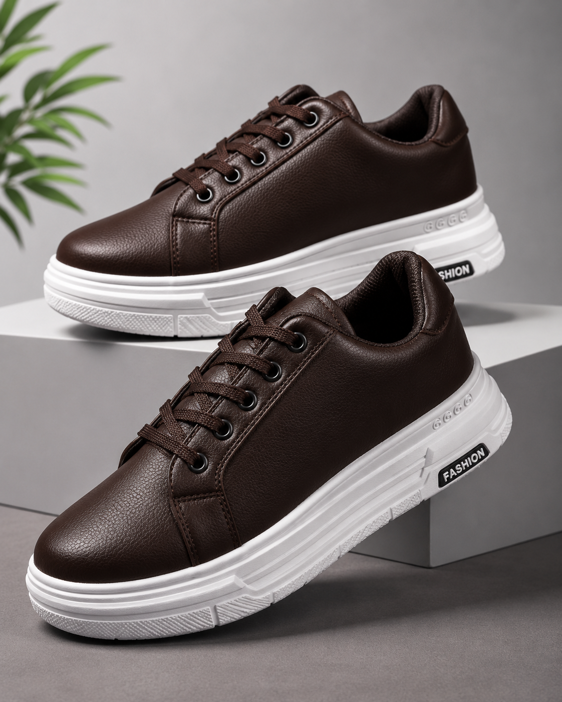 Basic Brown Ladies Sneaker