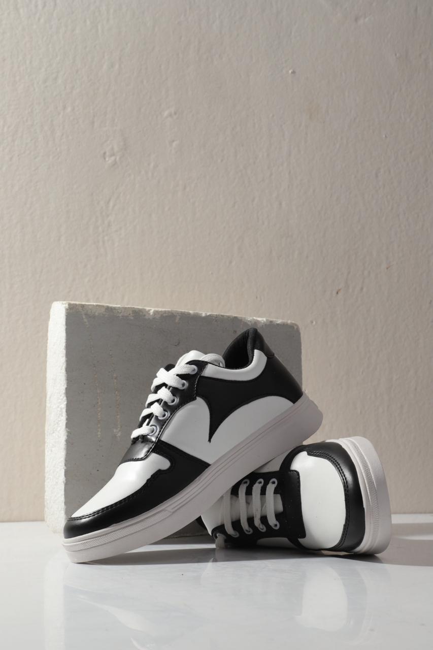 Black And White Multi Color Sneaker