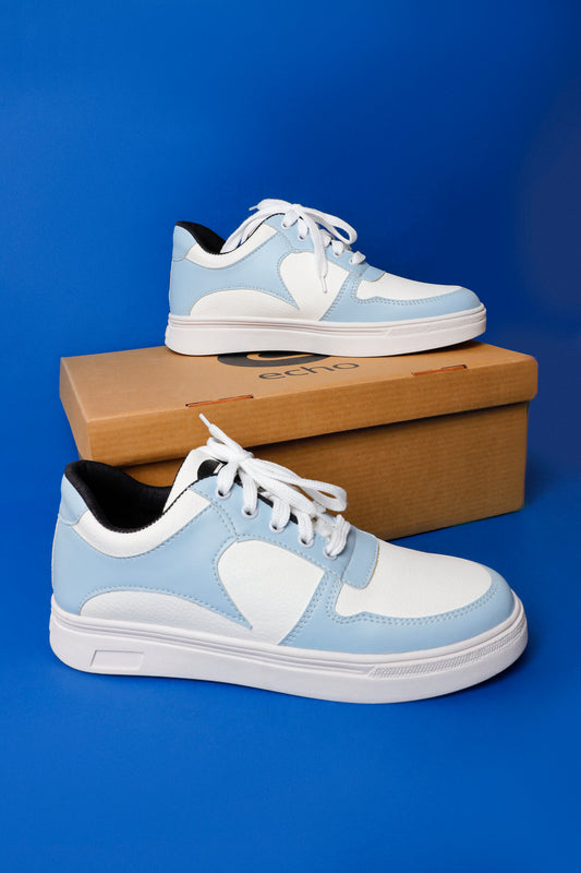 Blue And White Multi Color Sneaker