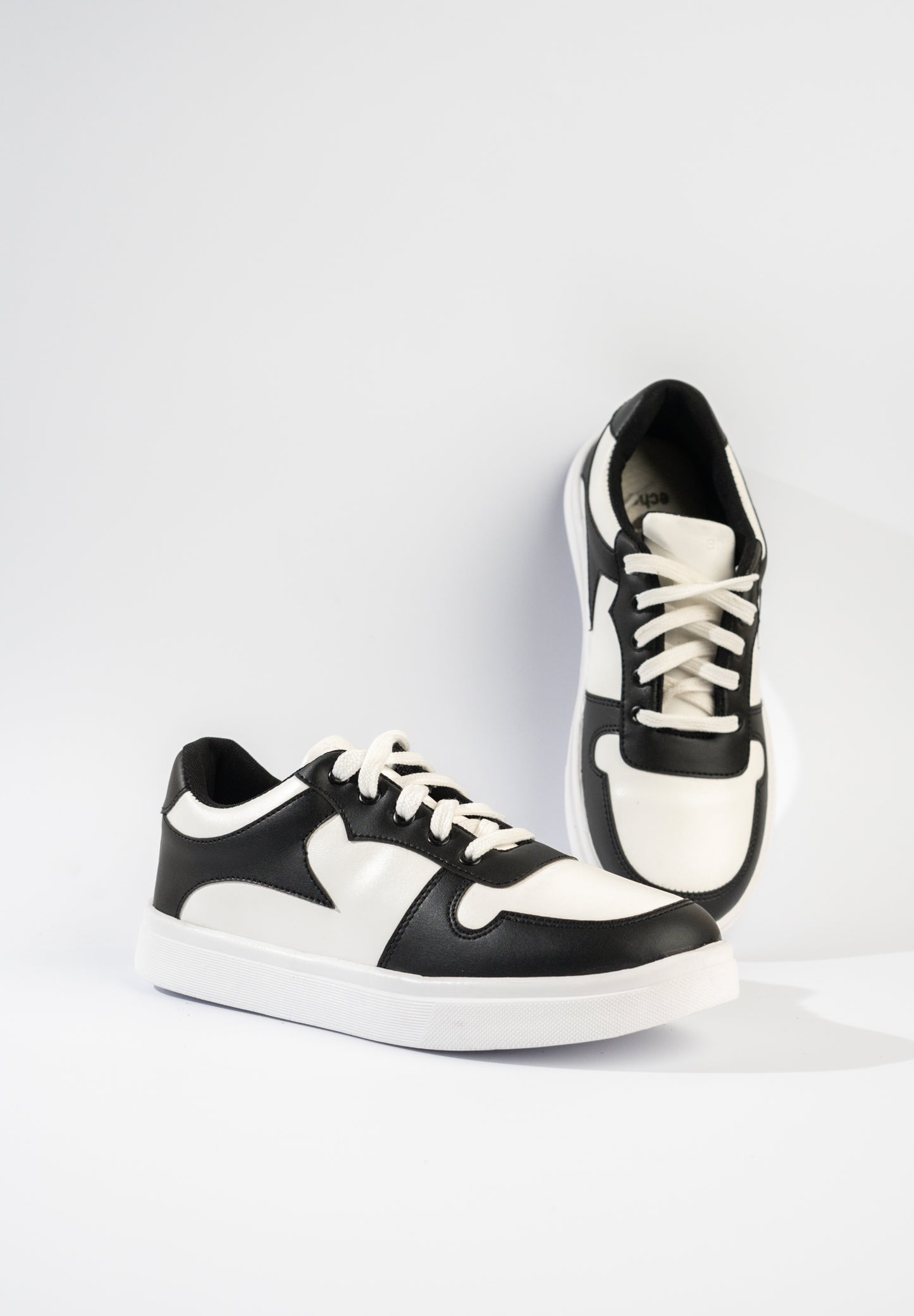 Black And White Multi Color Sneaker
