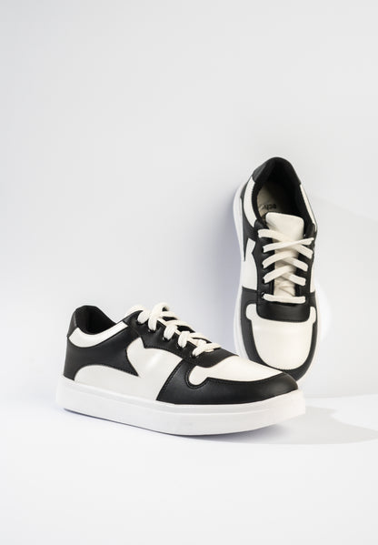 Black And White Multi Color Sneaker