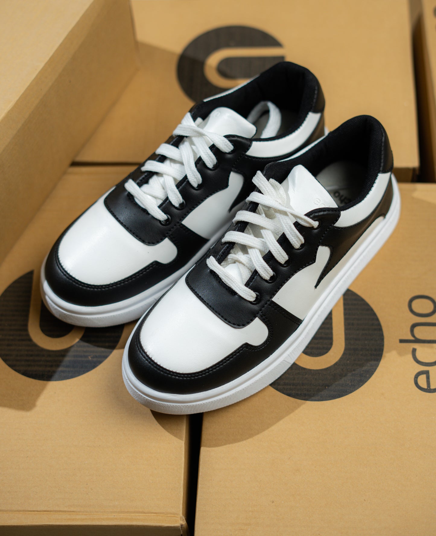 Black And White Multi Color Sneaker