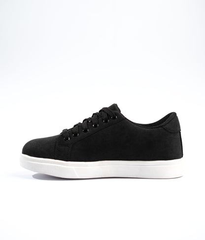 Basic Black Suede Sneaker
