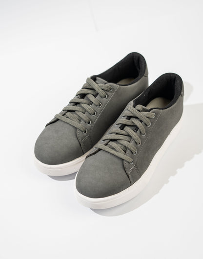 Basic Grey Suede Sneaker
