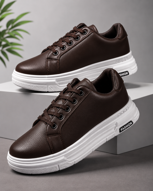 Basic Brown Ladies Sneaker