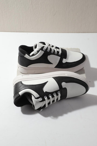 Black And White Multi Color Sneaker