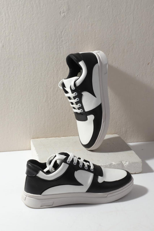Black And White Multi Color Sneaker
