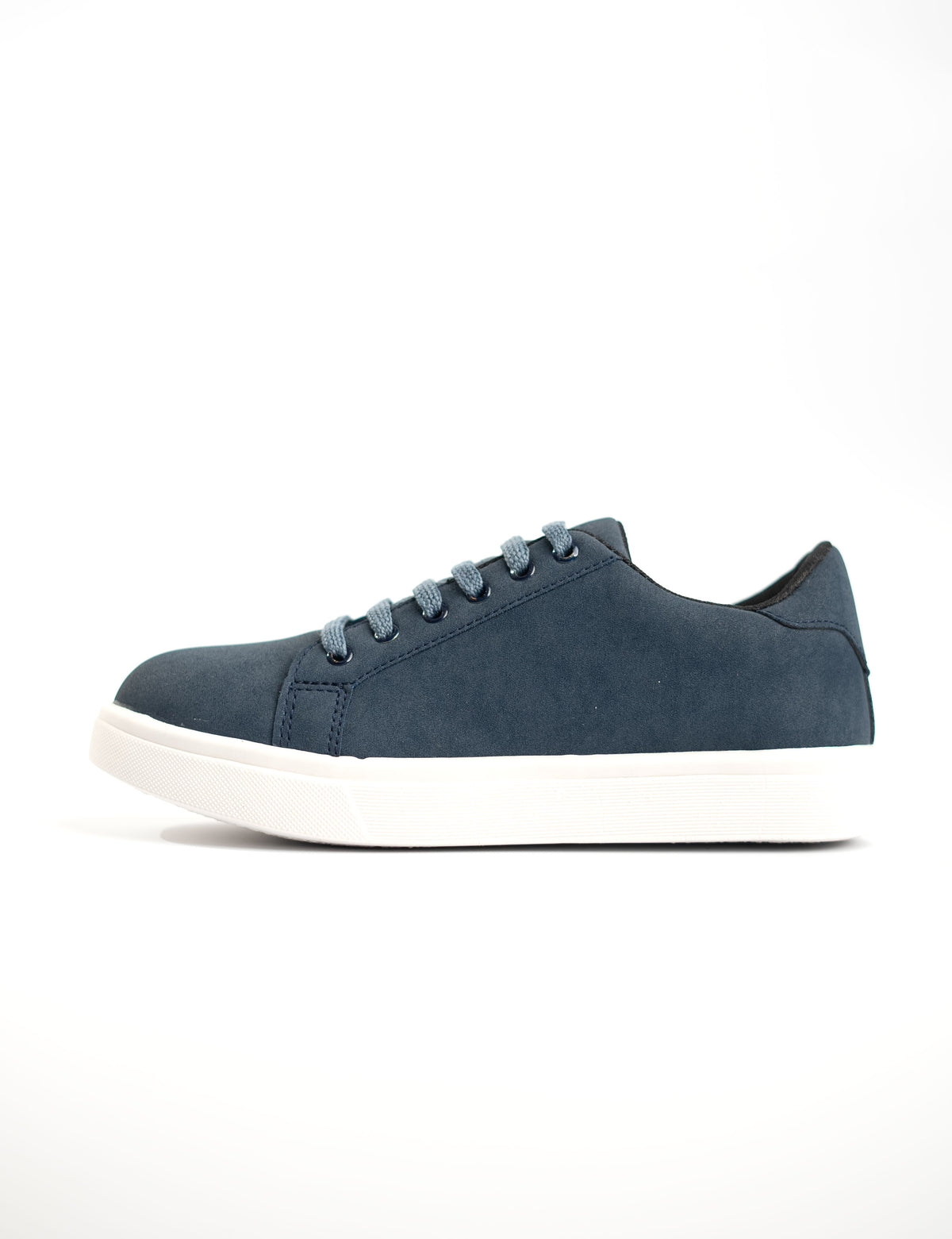 Blue sneaker on a white background